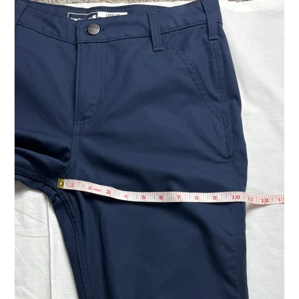 Carhartt Womens Rugged Professional Rugged Flex Canvas Work Pants 4 Tall - Picture 14 of 16